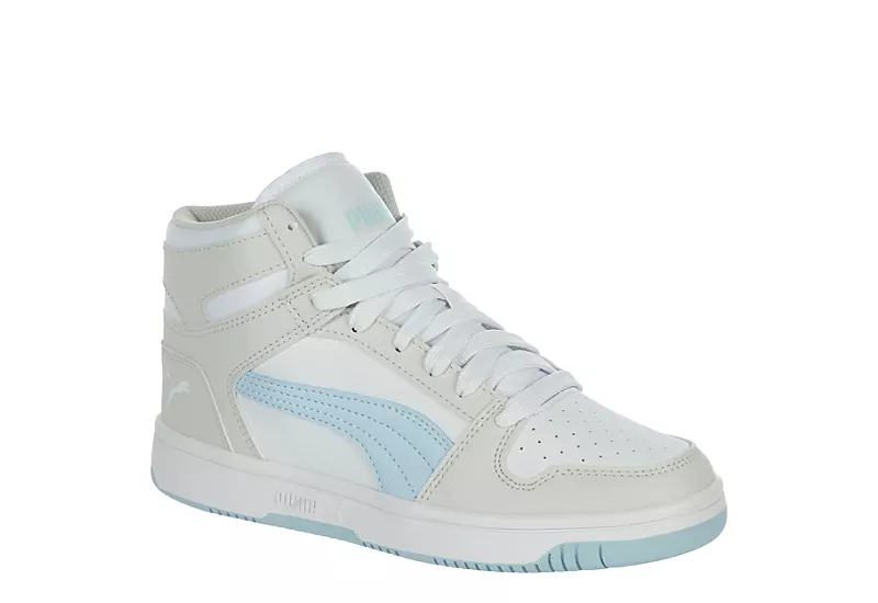 Puma Womens Rebound Lay Up Sneaker - White 1 Puma Womens Rebound Lay Up Sneaker - White