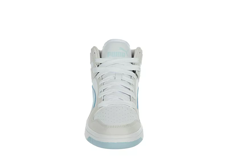 Puma Womens Rebound Lay Up Sneaker - White 3 Puma Womens Rebound Lay Up Sneaker - White - Image 3
