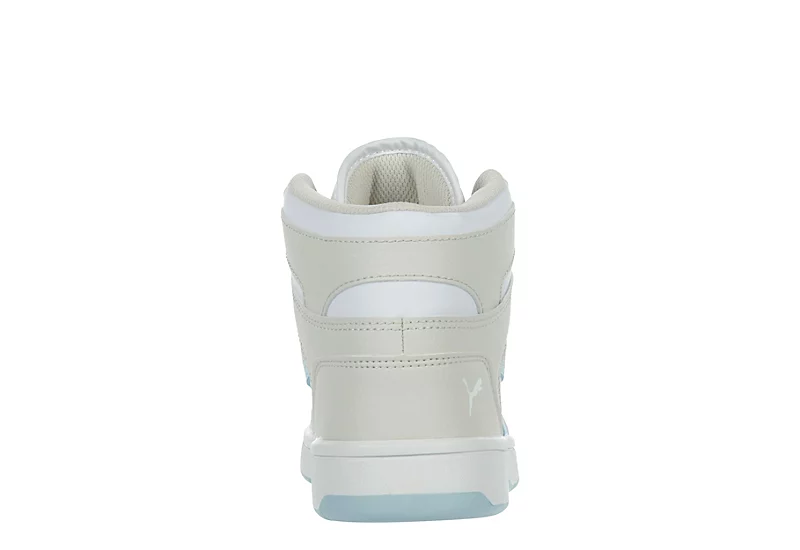 Puma Womens Rebound Lay Up Sneaker - White 5 Puma Womens Rebound Lay Up Sneaker - White - Image 5