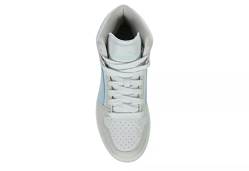 Puma Womens Rebound Lay Up Sneaker - White 6 Puma Womens Rebound Lay Up Sneaker - White - Image 6