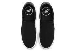 Nike Womens Court Legacy Slip On Sneaker - Black -Outlet Monochic Steps Store US 01 430391 04