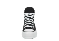 Converse Womens Chuck Taylor All Star High Top Platform Sneaker - Black -Outlet Monochic Steps Store US 01 431054 02