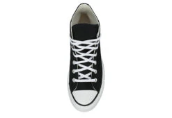 Converse Womens Chuck Taylor All Star High Top Platform Sneaker - Black -Outlet Monochic Steps Store US 01 431054 05