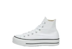 Converse Womens Chuck Taylor All Star High Top Platform Sneaker - White -Outlet Monochic Steps Store US 01 431055 03